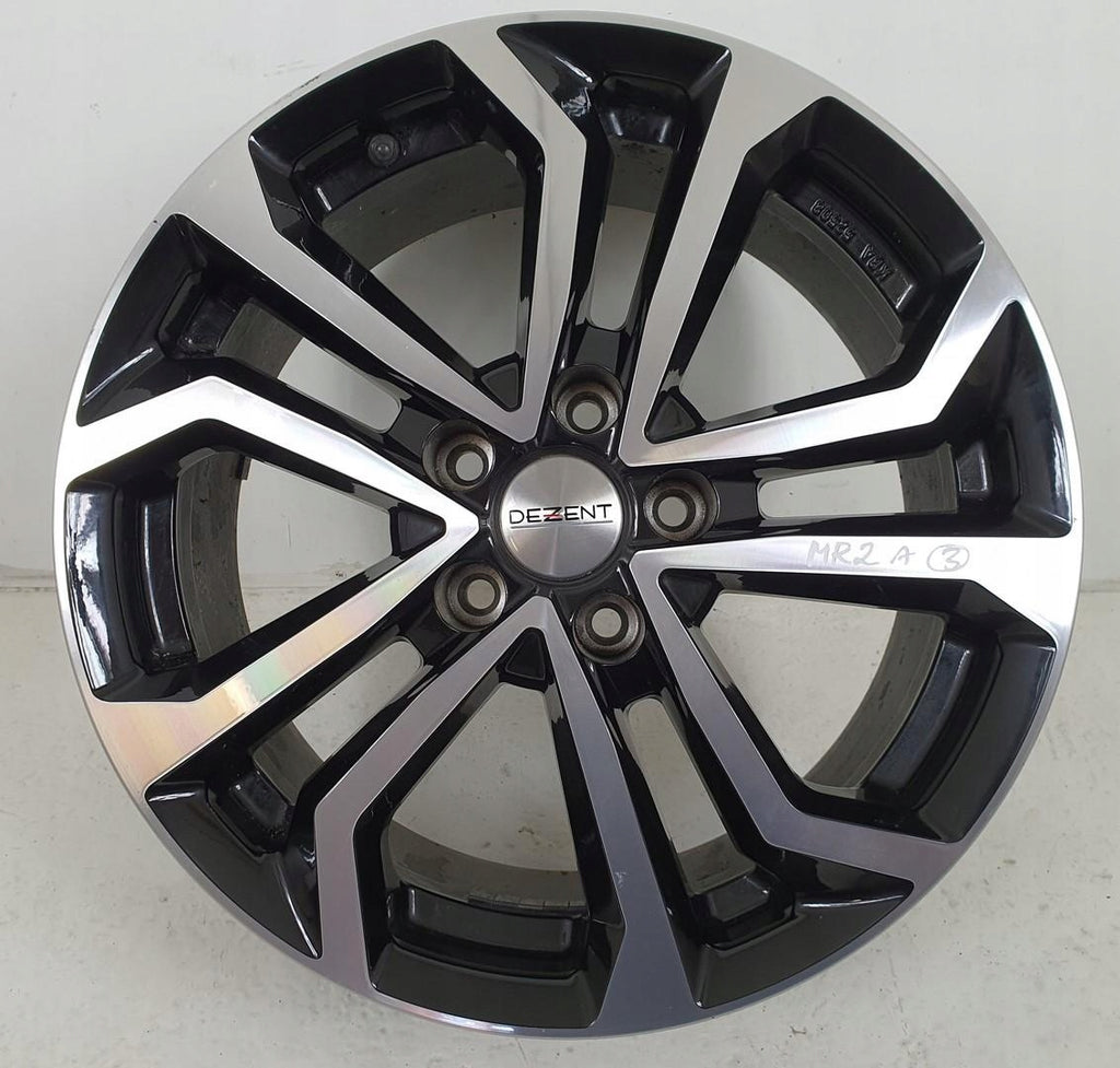 1x Alufelge 17 Zoll 7.5" 5x114.3 38ET Glanz Schwarz TTA70BP38 Toyota Mr2 Ii FEL8961348542ug