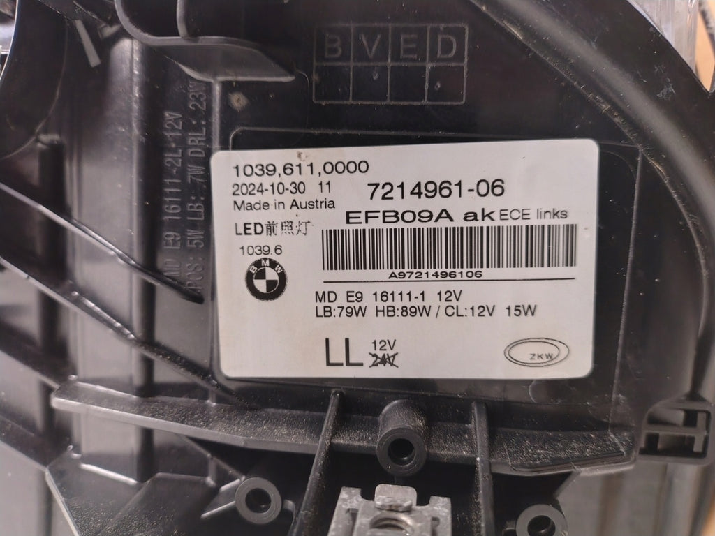 Frontscheinwerfer BMW 5 G31 G30 7214961-06 Full LED Links Scheinwerfer Headlight SCH7991330251xo