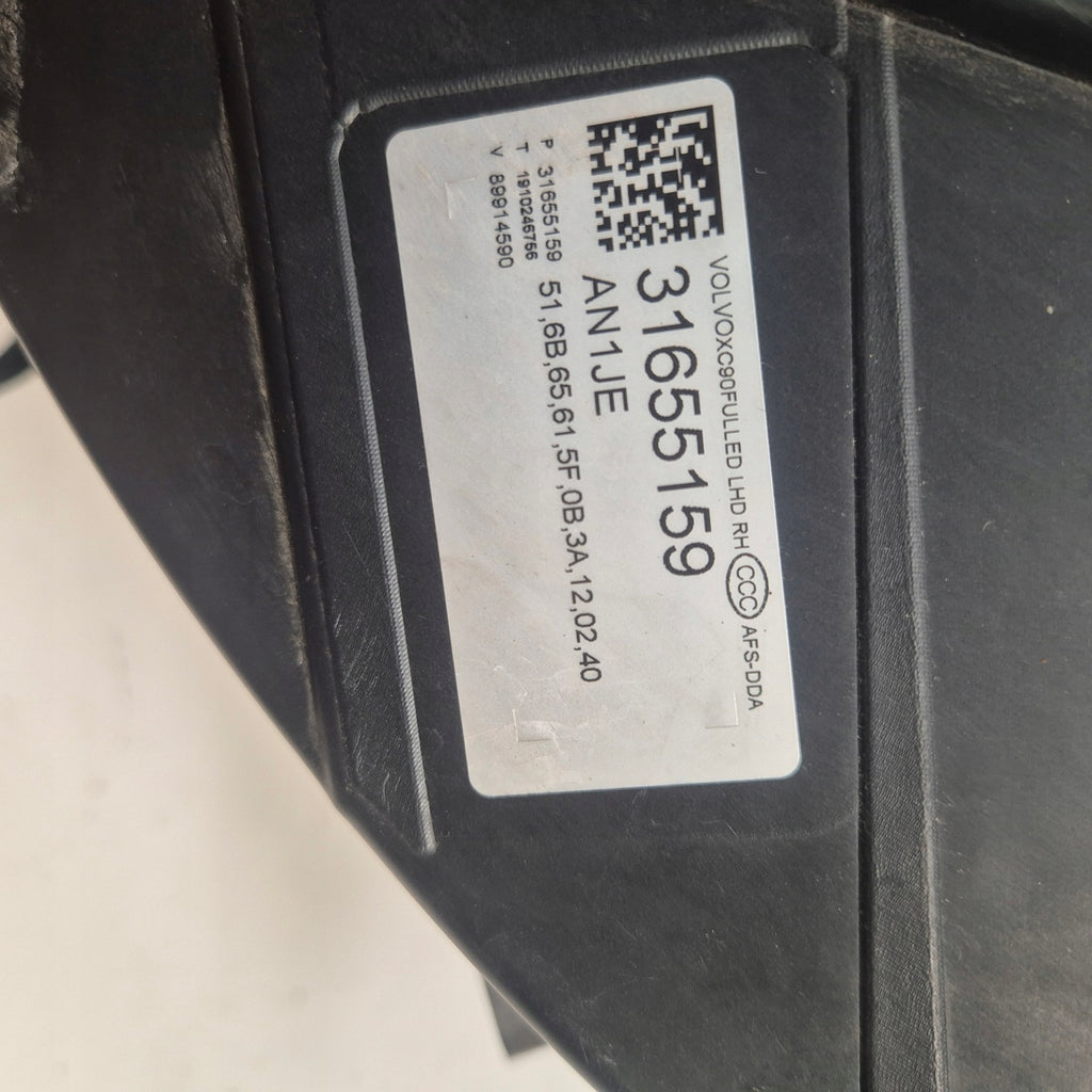 Frontscheinwerfer Volvo Xc90 II 31655159 Full LED Rechts Scheinwerfer Headlight