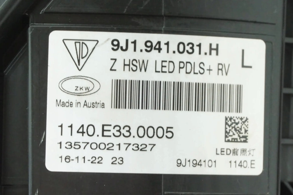 Frontscheinwerfer Porsche Taycan 9J1941031H LED Links Scheinwerfer Headlight SCH2309385674ii