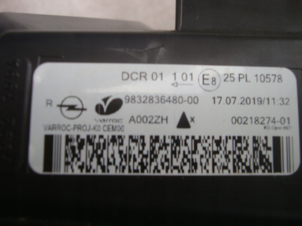 Frontscheinwerfer Opel Zafira 00218274-01 Xenon Links Scheinwerfer Headlight