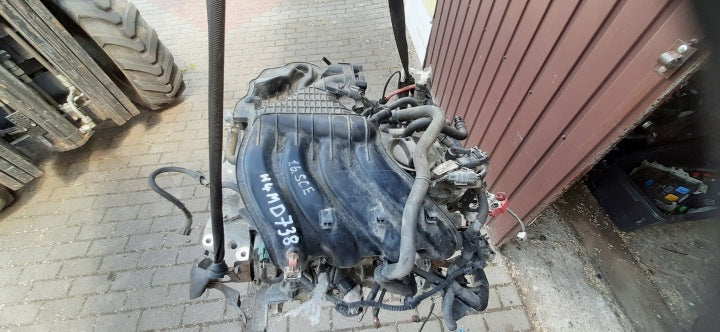 Motor Dacia Duster H4MD738 1.6 SCE 89TKm Engine Unkomplett MOT6284667544sv