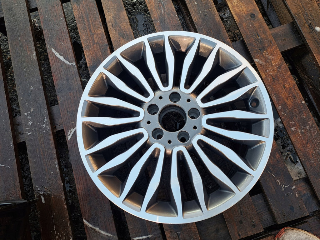 1x Alufelge 18 Zoll 8.5" 5x112 48ET Glanz Silber A2124010100 Mercedes-Benz W212 FEL3483564792xp