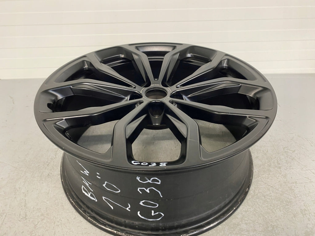 1x Alufelge 20 Zoll 8.0" 5x112 27ET Glanz Schwarz 6881208 BMW X3 G01 Rim Wheel FEL3416970419ij
