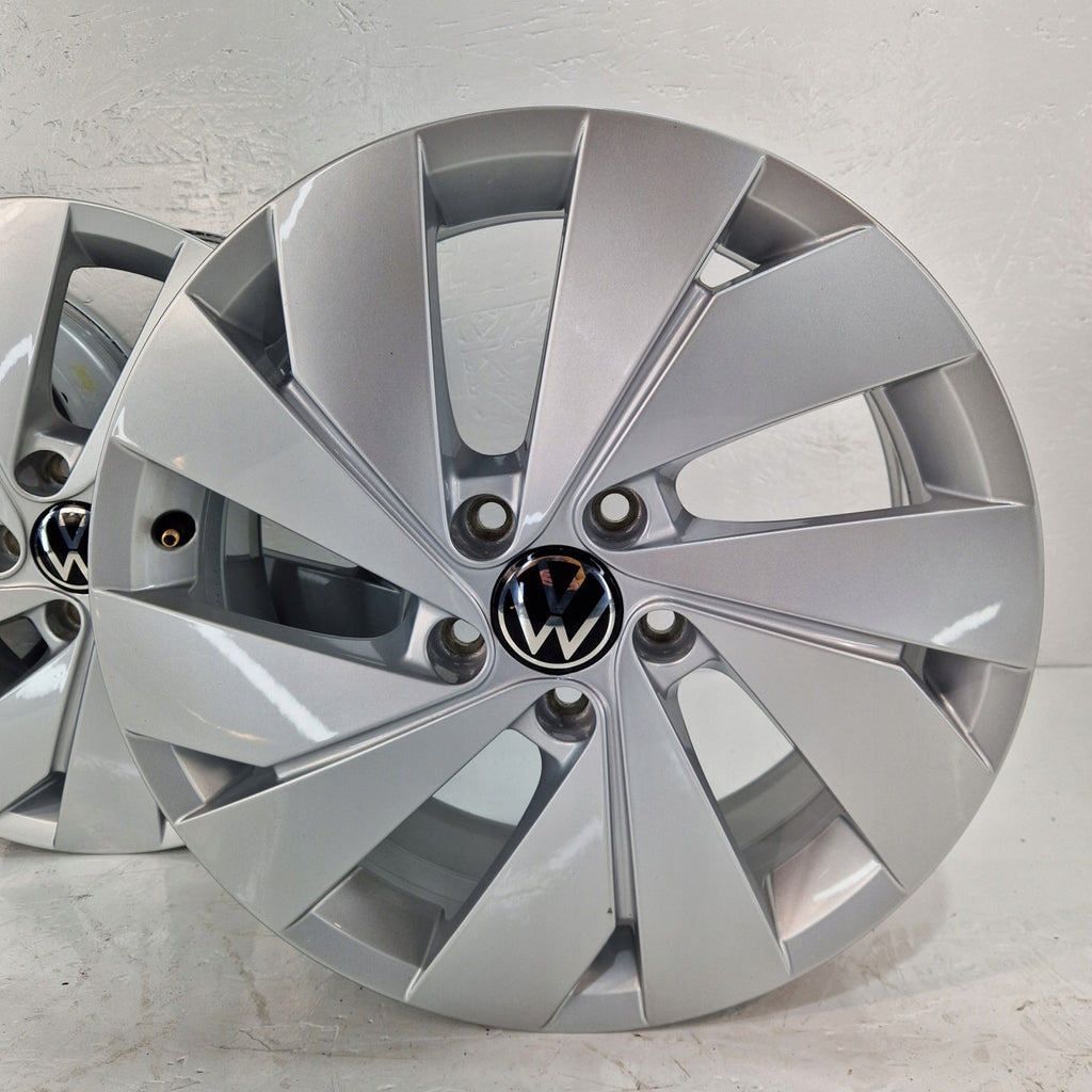4x Alufelge 17 Zoll 6.5" 5x112 46ET Glanz Silber 5H0601025B VW I Rim Wheel FEL9179912304lz