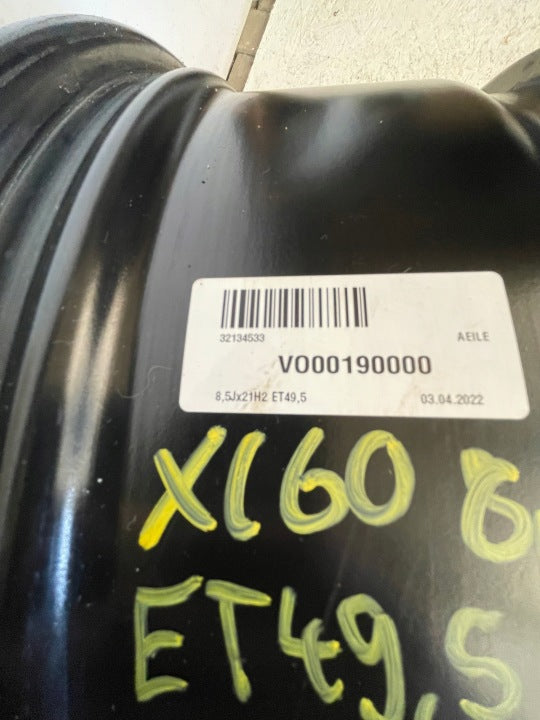 1x Alufelge 21 Zoll 8.5" 5x108 49ET 31423854 Volvo Xc90 Xc60 Rim Wheel FEL7691604919yk