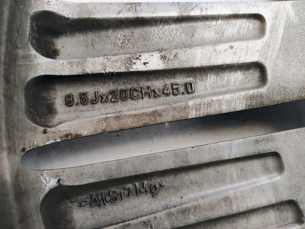 1x Alufelge 20 Zoll 8.5" 5x108 45ET HK83-1007-GA Jaguar F-Pace Rim Wheel