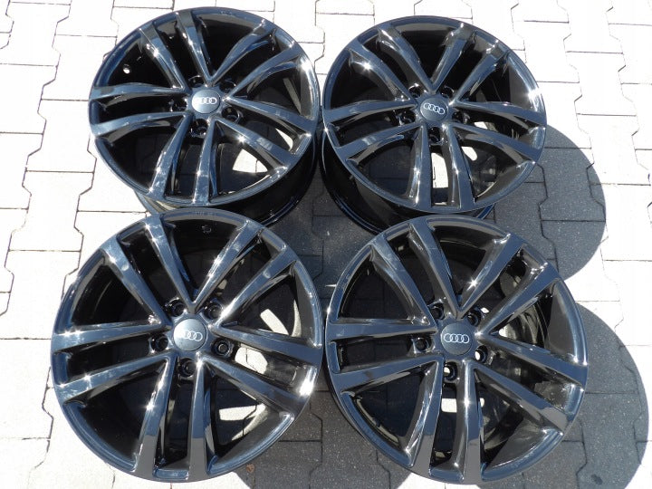 4x Alufelge 17 Zoll 7.5" 5x112 54ET Schwarz Audi I Rim Wheel FEL6824969158fr