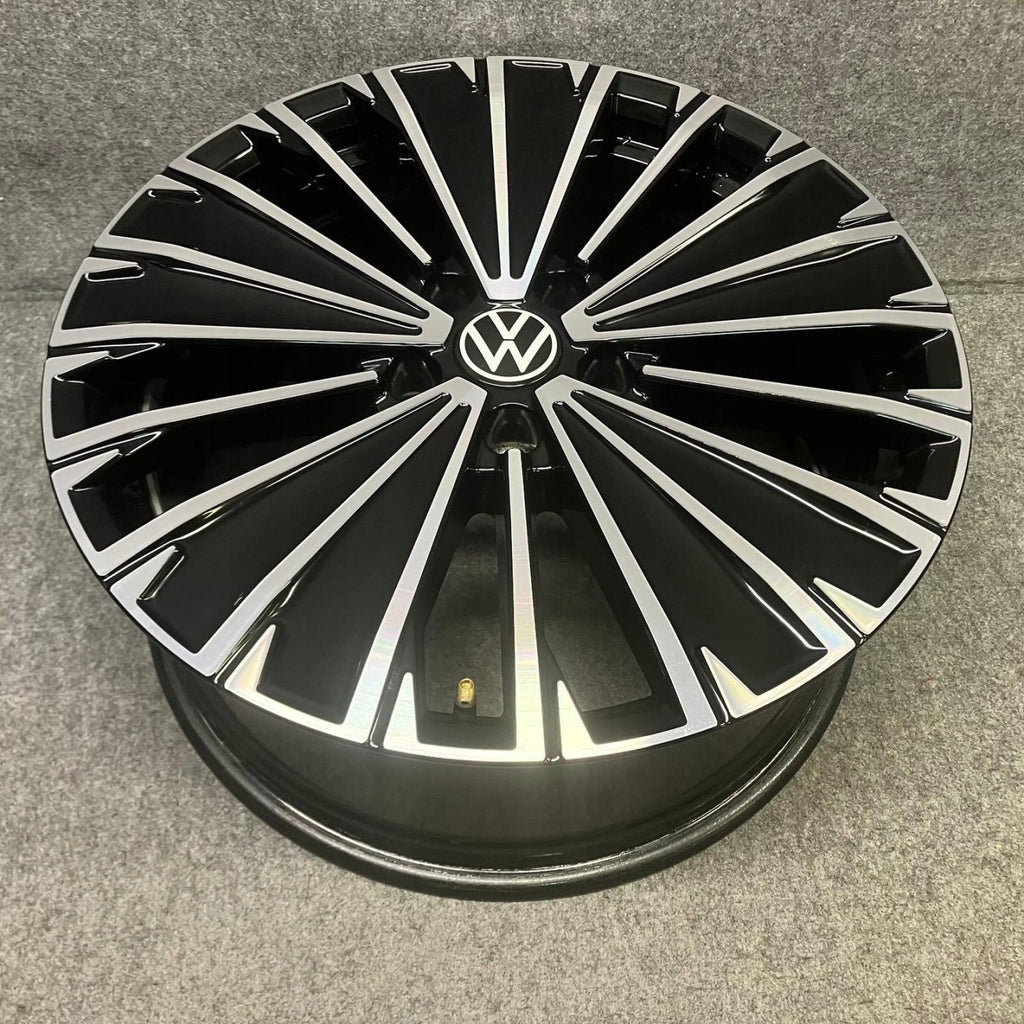 1x Alufelge 18 Zoll 7.5" 5x112 40ET Glanz Schwarz 571601025K VW Tiguan Rim Wheel FEL8029152207mx