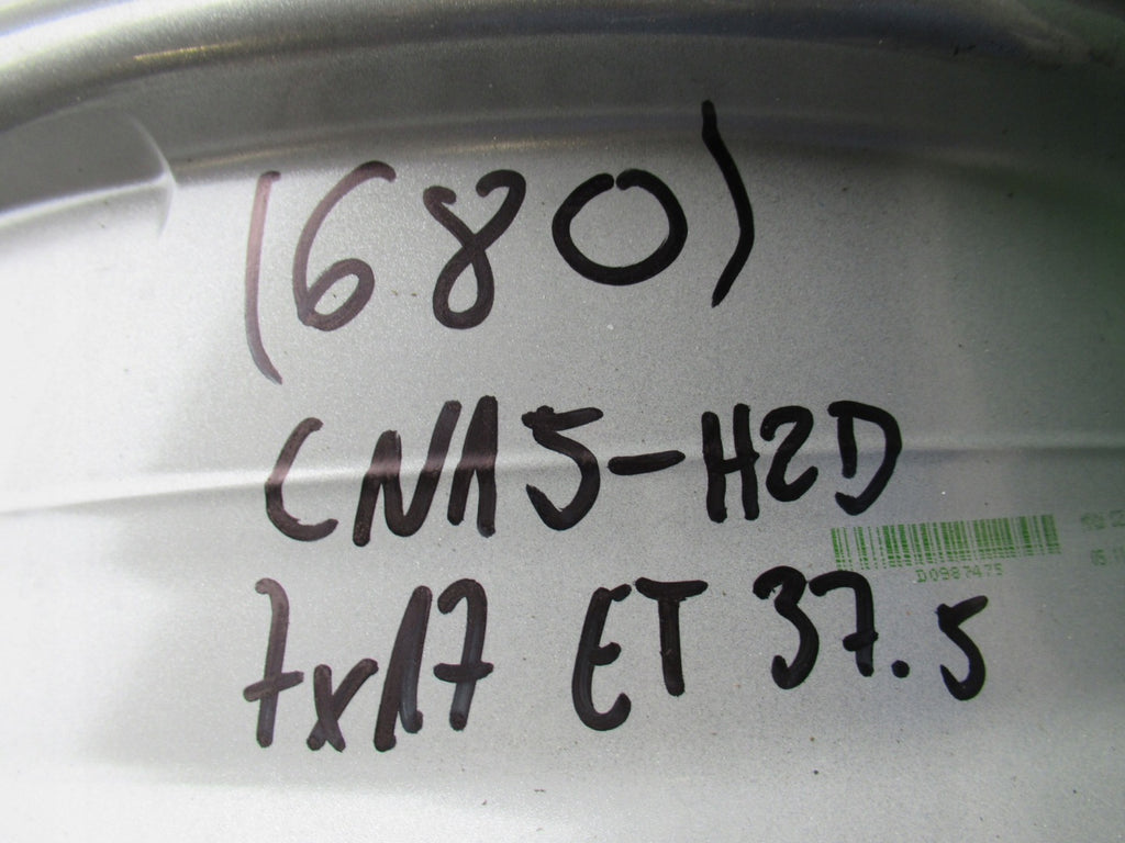 1x Alufelge 17 Zoll 7.0" 4x108 37 5ET Matt Grau GN15-H2 Ford Fiesta Ecosport Mg FEL8139762135us