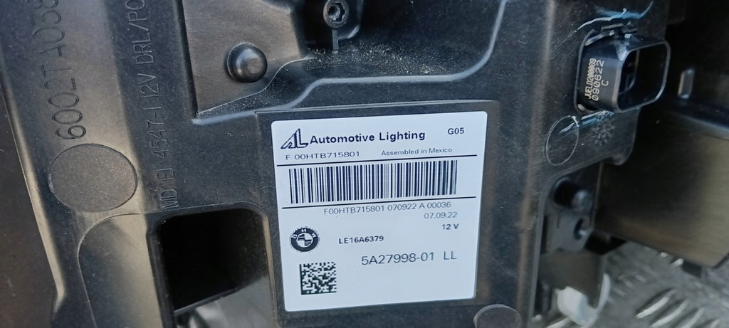 Frontscheinwerfer BMW X5 G05 G06 5A27998 Laser Rechts Scheinwerfer Headlight SCH2983563423pa