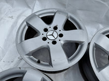 Laden Sie das Bild in den Galerie-Viewer, 4x Alufelge 16 Zoll 7.5" 5x112 37ET Glanz Silber Mercedes-Benz Rim Wheel FEL3262861584sj