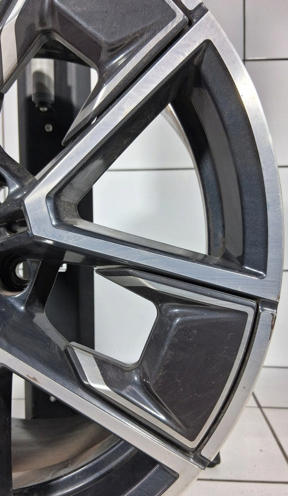 1x Alufelge 18 Zoll 8.5" 5x112 36ET Glanz Schwarz 8747286 BMW I4 G26 Rim Wheel FEL7319611047eg