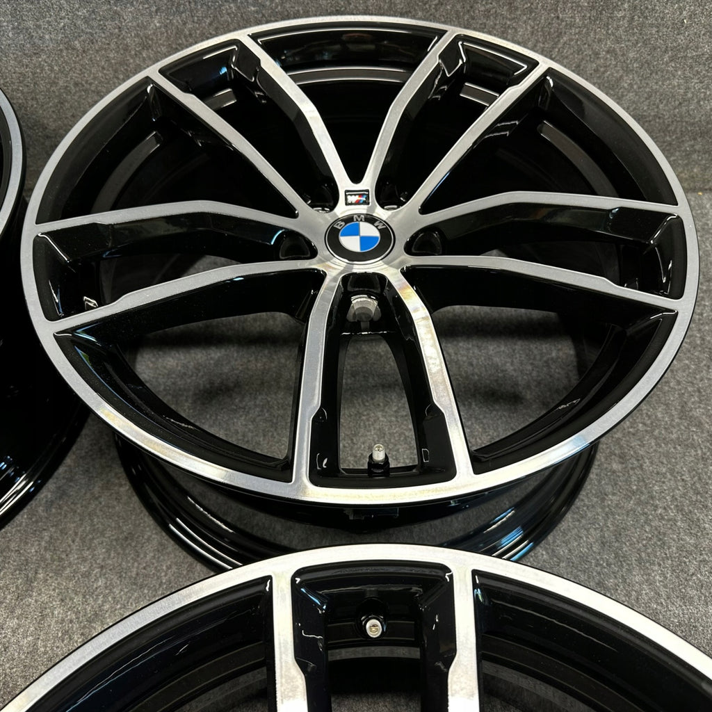 4x Alufelge 18 Zoll 8.0" 5x112 30ET Glanz Schwarz 8093915 BMW 5 G31 G30 FEL2841540142gd