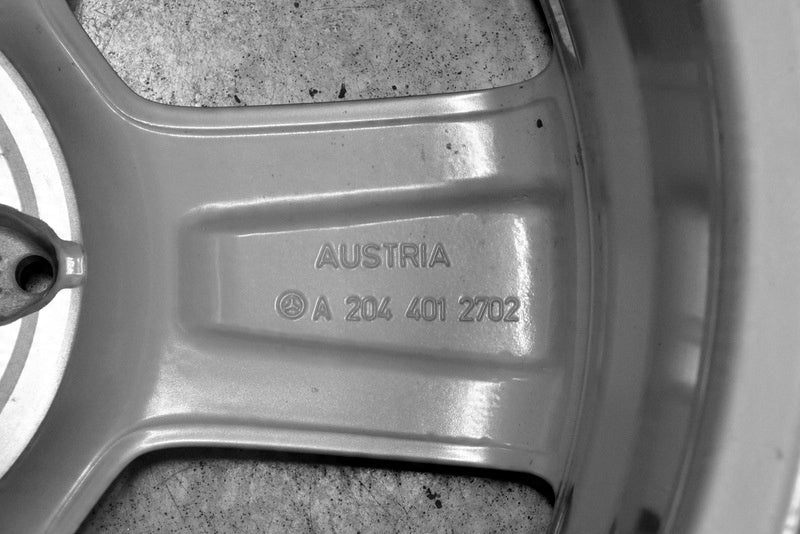 1x Alufelge 17 Zoll 7.5" 5x112 47ET Glanz Silber A2044012702 Mercedes-Benz