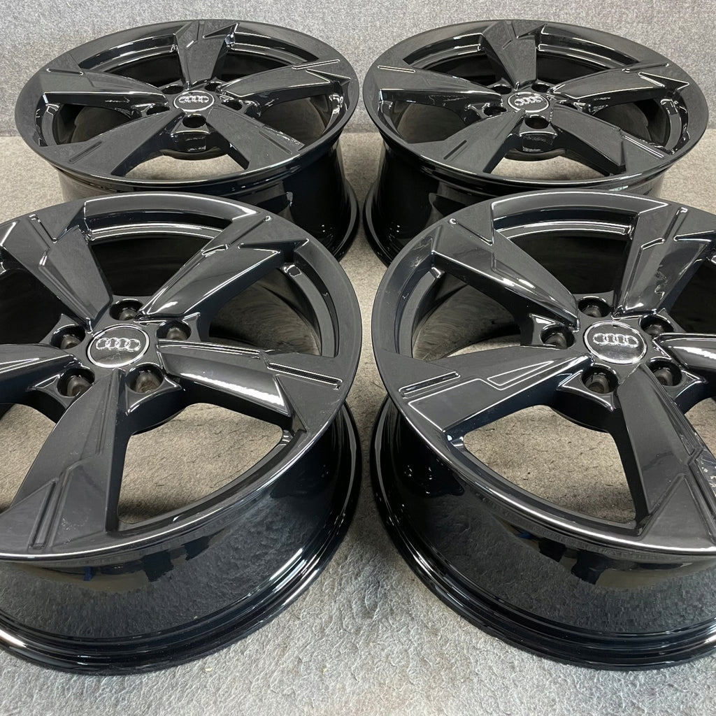 4x Alufelge 18 Zoll 8.0" 5x112 39ET Glanz Silber 4K0601025D Audi A6 C8 Rim Wheel FEL9755091052mi