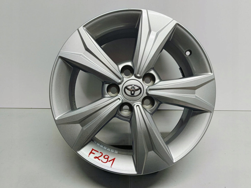 1x Alufelge 17 Zoll 6.5" 5x114.3 45ET Glanz Silber PW457-10001 Toyota C-Hr Chr FEL9014038732rn