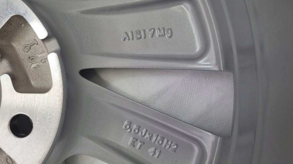1x Alufelge 15 Zoll 5.5" 4x100 41ET Glanz Schwarz 1SL601025Q Seat Mii Rim Wheel FEL5861403941io