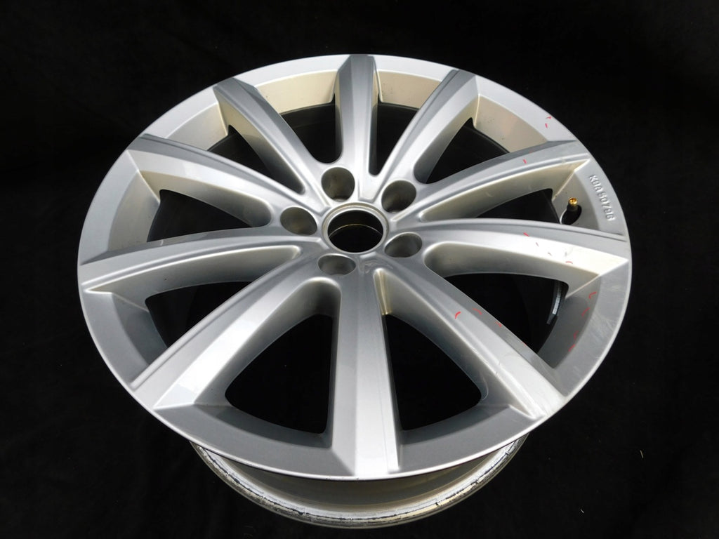 1x Alufelge 18 Zoll 8.0" 5x112 25ET Glanz Silber 760071498 VW Touareg Rim Wheel FEL8763867221vs