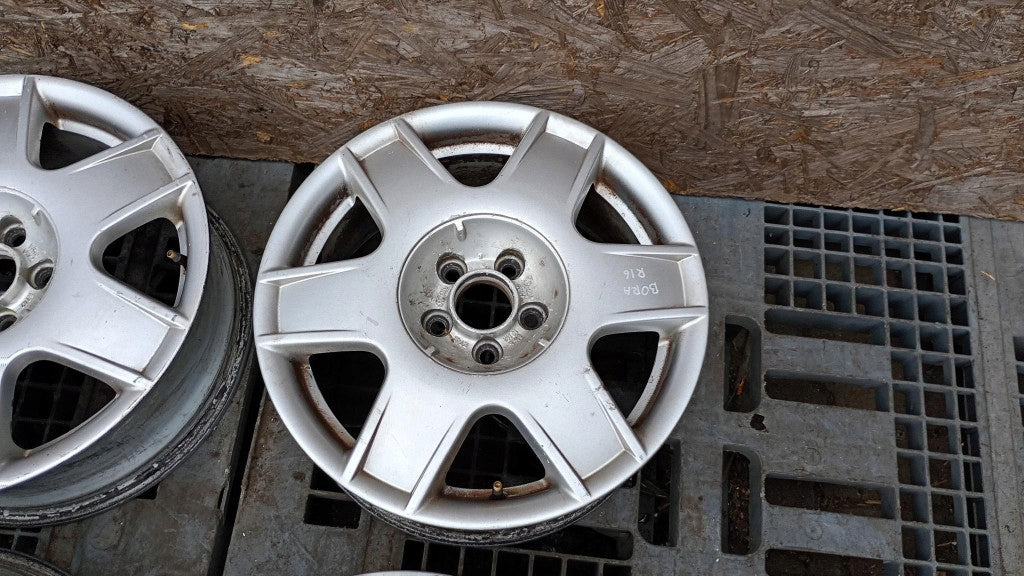 4x Alufelge 16 Zoll 6.5" 5x112 1J0601025H VW I Rim Wheel FEL6272928320ct