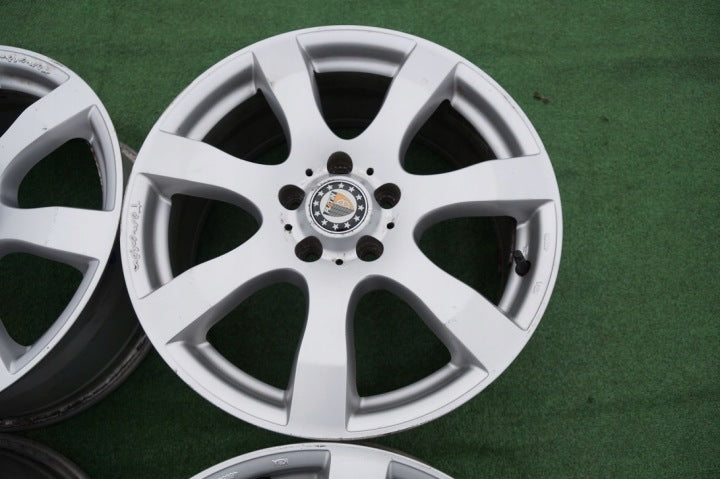 4x Alufelge 17 Zoll 7.5" 5x108 48ET Glanz Silber Ford Mondeo I Galaxy Kuga Xc60 FEL2207096750bw