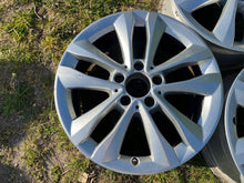 Laden Sie das Bild in den Galerie-Viewer, 4x Alufelge 17 Zoll 7.0" 5x112 48 5ET Glanz Silber A2054018000 Audi I Rim Wheel FEL9188017324ym