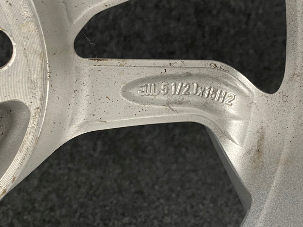 1x Alufelge 15 Zoll 5.5" 4x100 42ET Rim Wheel FEL7664663314eb