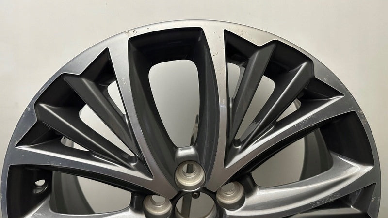 1x Alufelge 17 Zoll 6.5" 5x100 50ET Glanz Graphit PW457-0D005 Mg Rim Wheel