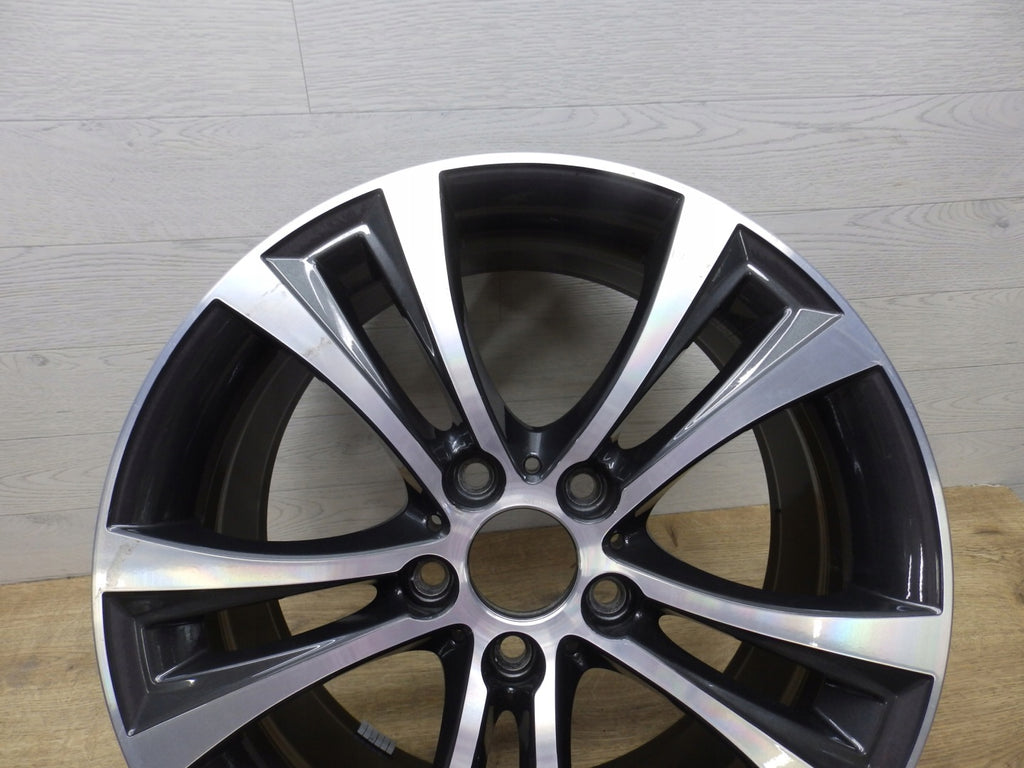1x Alufelge 18 Zoll 8.0" 5x120 52ET Glanz Silber 6796211 BMW 1 F21 Rim Wheel FEL2721438034wq