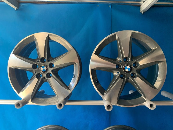 4x Alufelge 17 Zoll 7.5" 5x112 54ET Glanz Silber 6855087 BMW Active F45 F46 Mini FEL5938883388bg