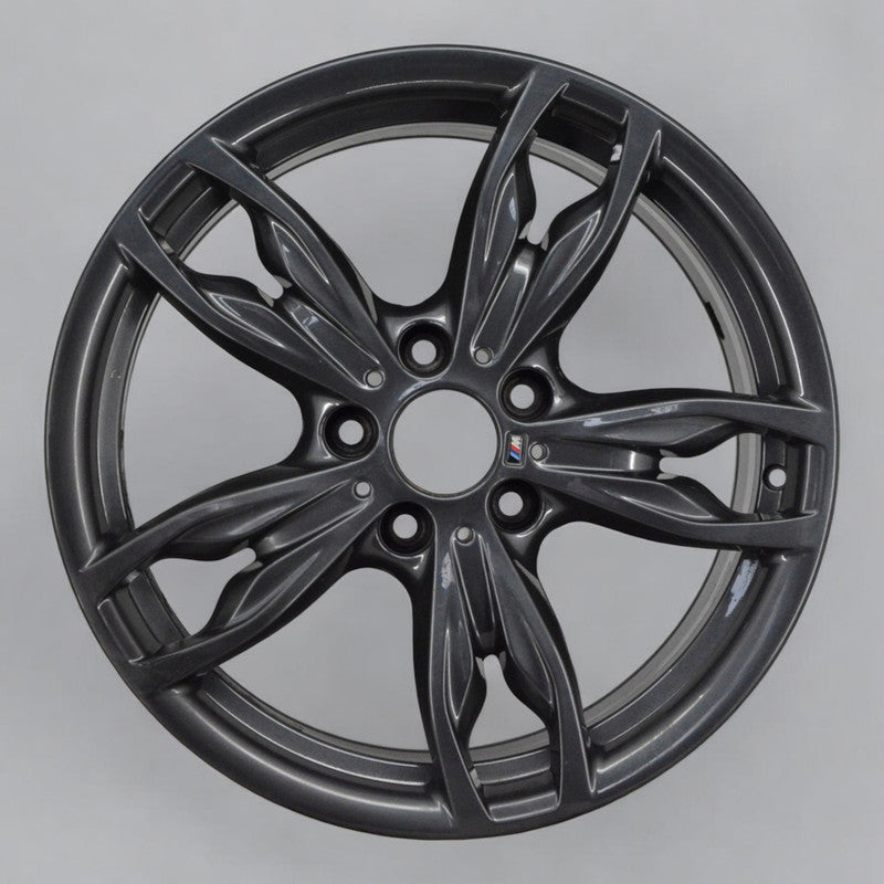 1x Alufelge 18 Zoll 8.0" 5x120 52ET Glanz Graphit 7845871, 7847414 BMW 1