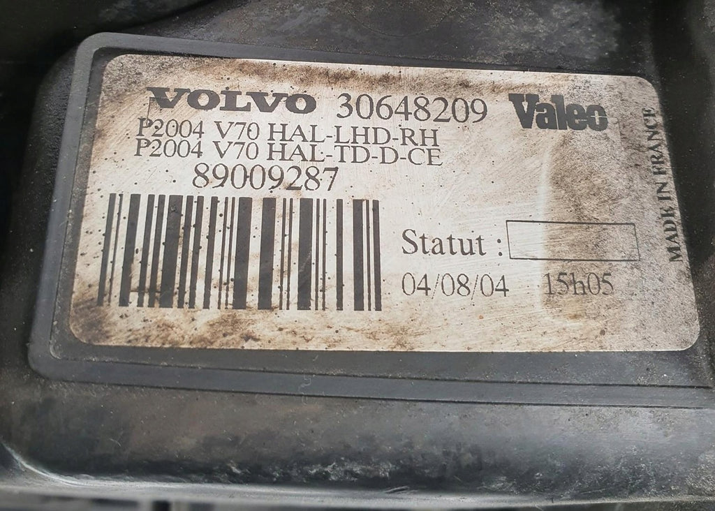 Frontscheinwerfer Volvo V70 II 30648209 Rechts Scheinwerfer Headlight