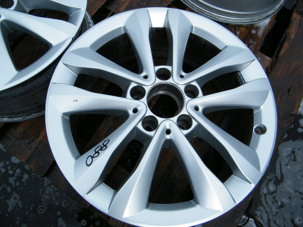 1x Alufelge 17 Zoll 7.0" 5x112 48,5ET Glanz Silber A2044013602 Mercedes-Benz