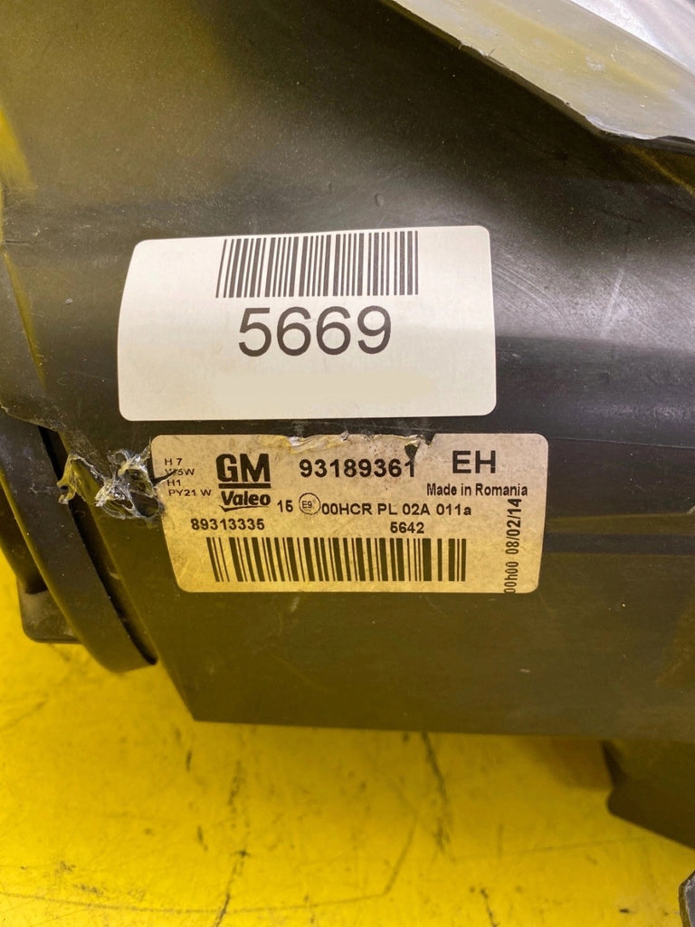 Frontscheinwerfer Opel Corsa D 93189361 Links Scheinwerfer Headlight SCH5445856163oh