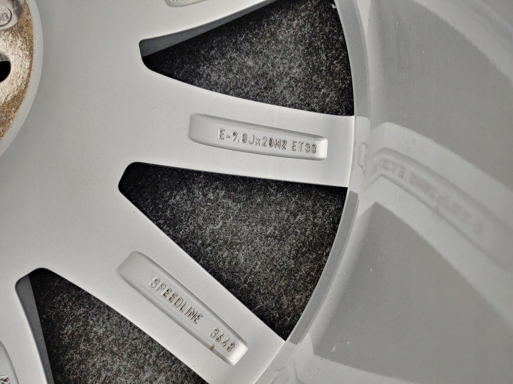 1x Alufelge 20 Zoll 9.0" 5x112 33ET Glanz Silber 4M0601025AE Audi Q7 Rim Wheel FEL8668800537re