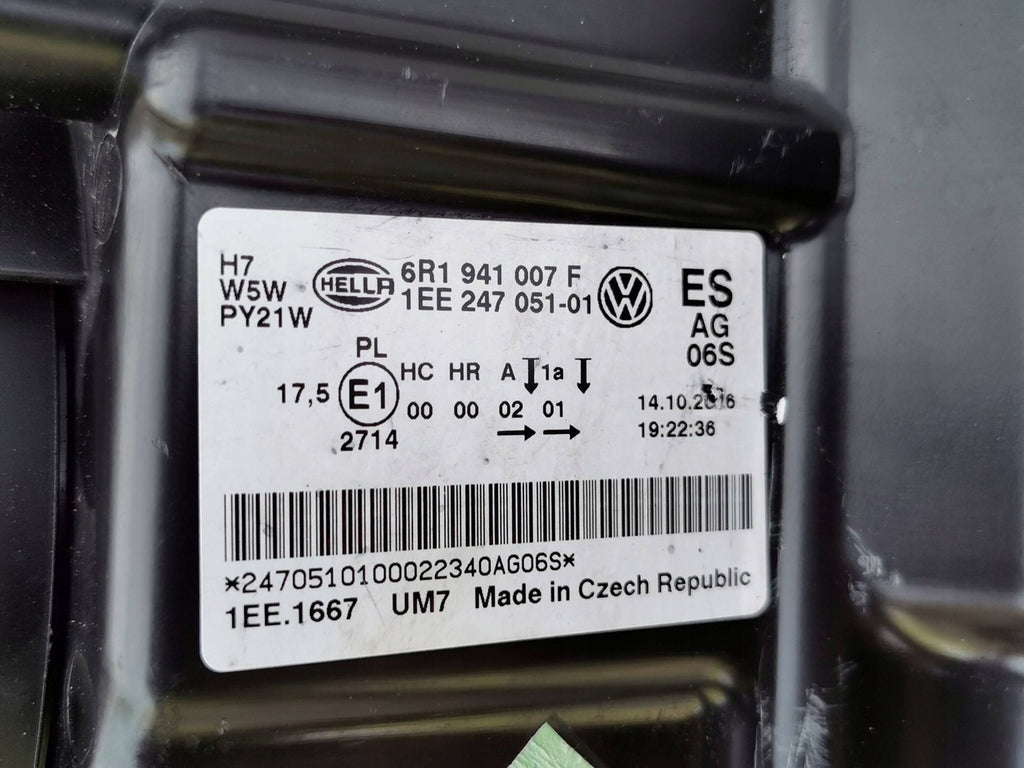 Frontscheinwerfer VW Polo 6r1 6R1941007 Ein Stück (Rechts oder Links) Headlight SCH1996235058mn