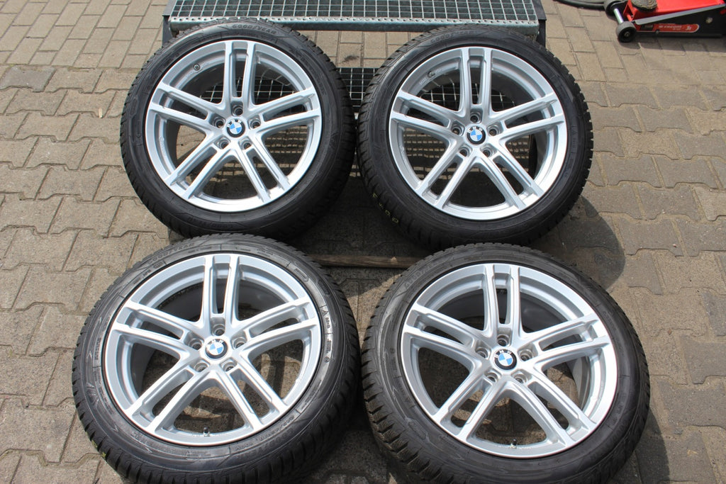 4x Alufelge 18 Zoll 8.0" 5x112 30ET Glanz Silber BMW 5 G31 G30 Rim Wheel FEL4689158216np