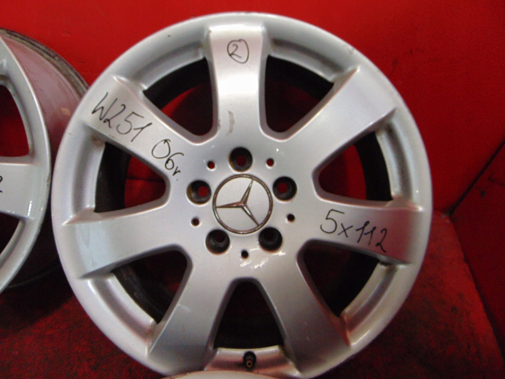 4x Alufelge 17 Zoll 7.5" 5x112 56ET Glanz Silber A2514011002 Mercedes-Benz W251