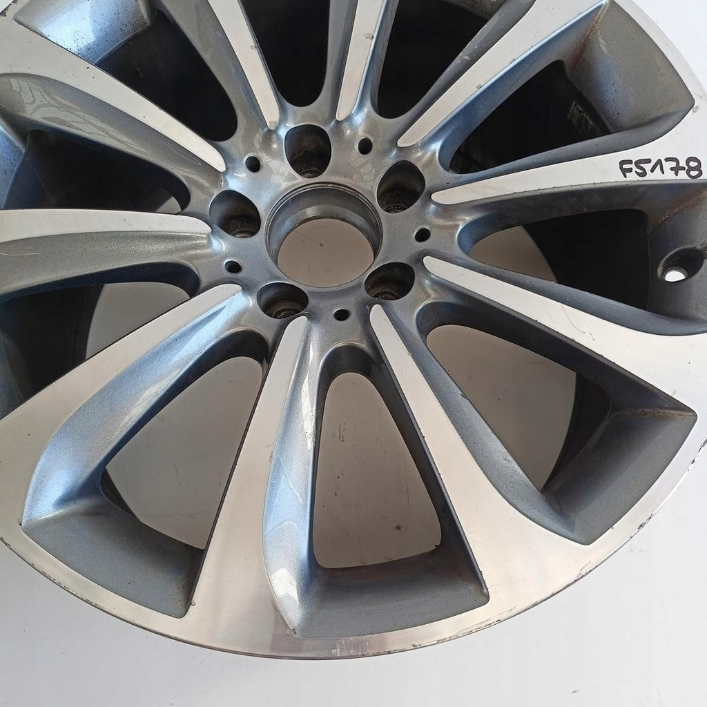 1x Alufelge 18 Zoll 9.5" 5x112 48ET Glanz Grau A2184010700 Mercedes-Benz Cls FEL3658070659vy