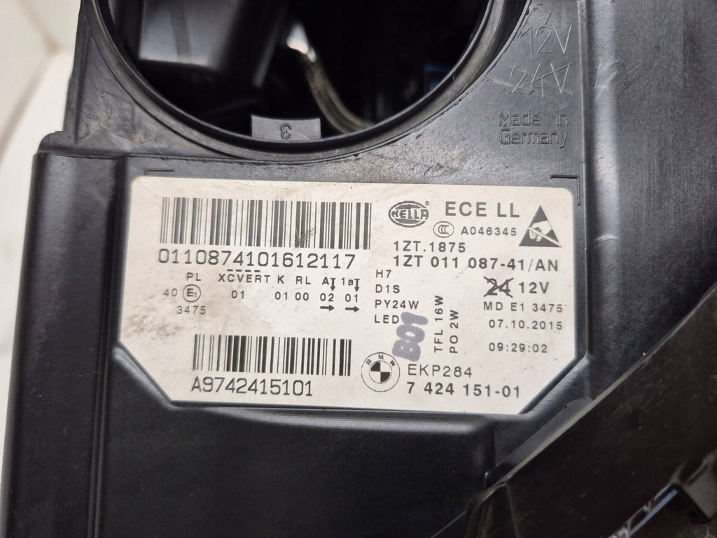 Frontscheinwerfer BMW 5 F11 F10 7424151-01 Xenon Links Scheinwerfer Headlight SCH5941623803pn