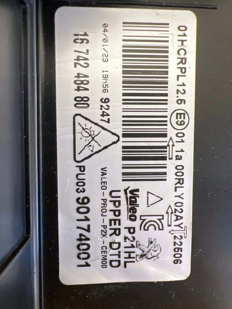 Frontscheinwerfer Peugeot 2008 208 II 1674248480 LED Rechts Headlight