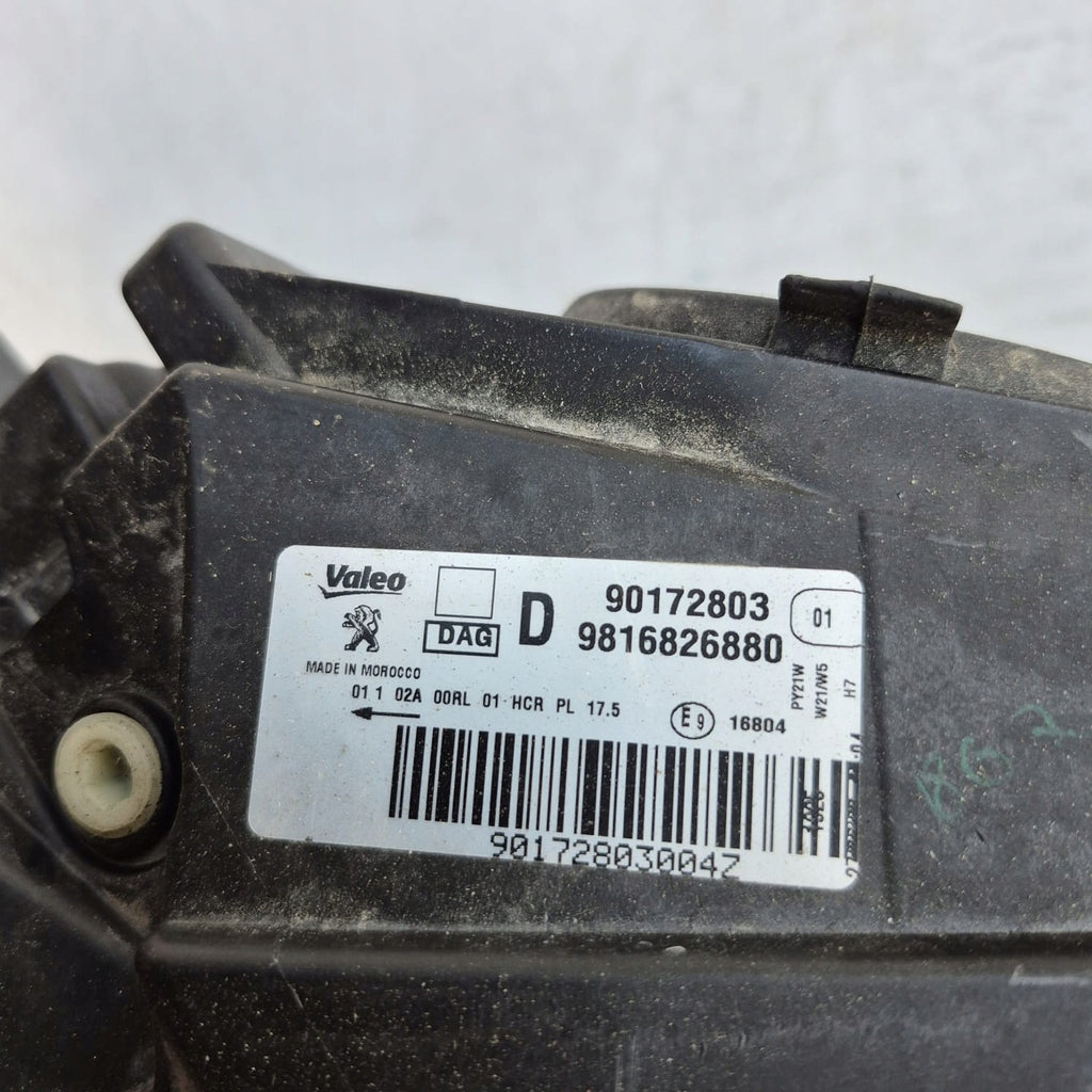 Frontscheinwerfer Peugeot I 9816826880 Rechts Scheinwerfer Headlight SCH9733937064wl