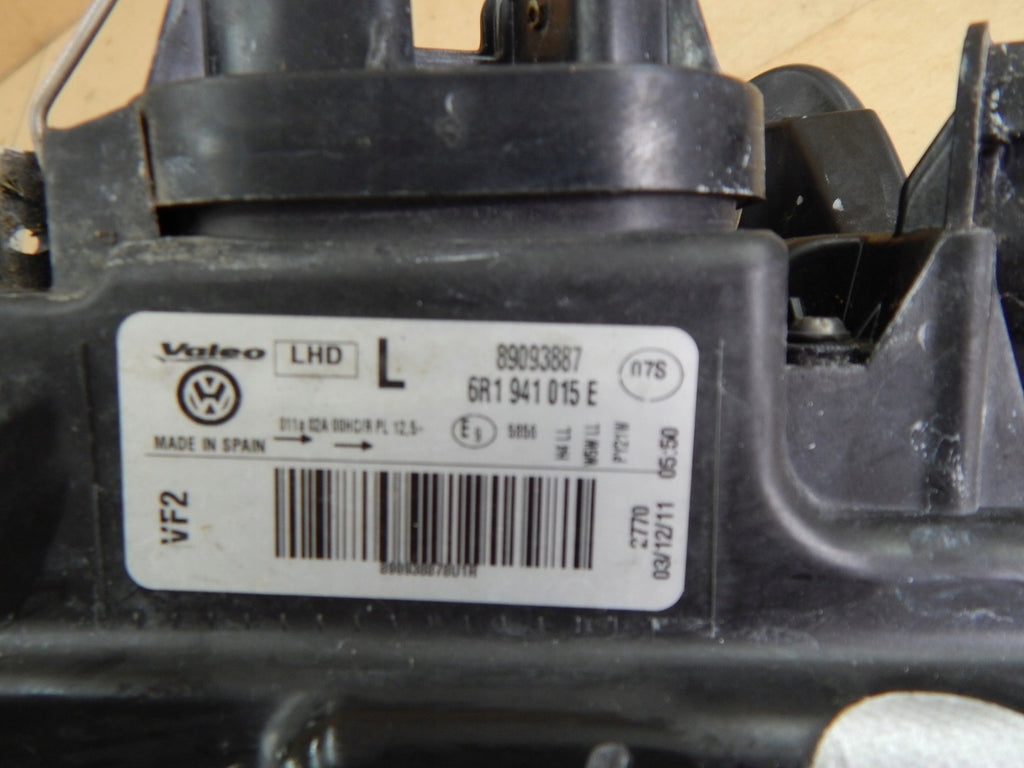 Frontscheinwerfer VW Polo 6R1941015E Links Scheinwerfer Headlight SCH1737490300lb