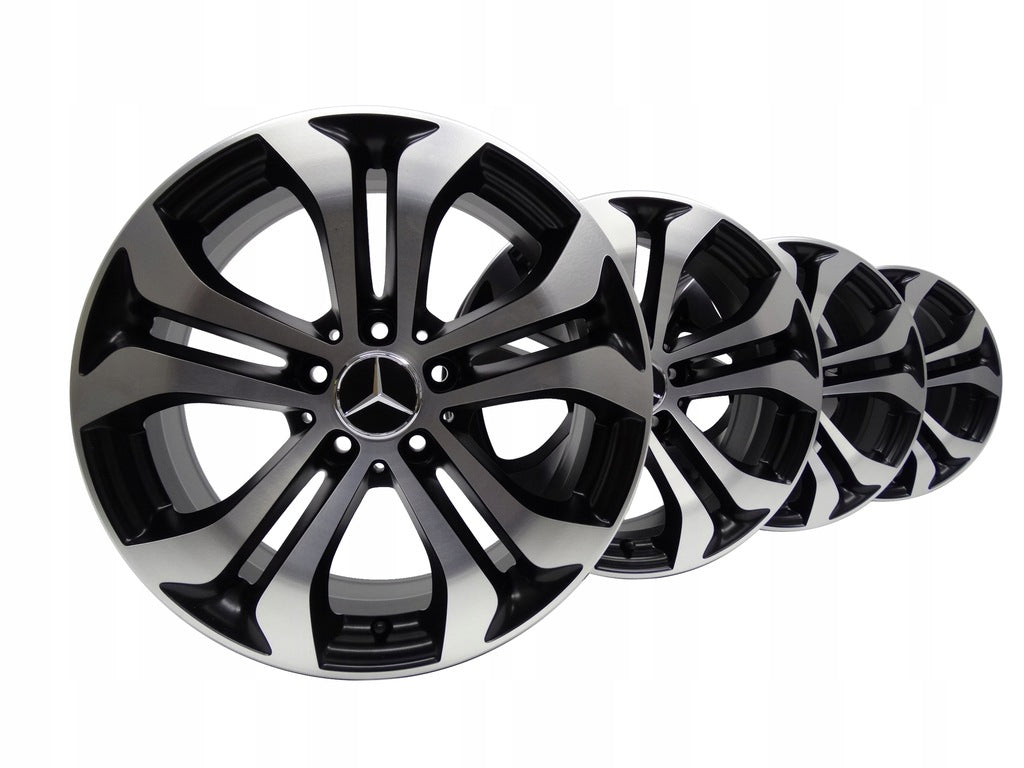4x Alufelge 17 Zoll 7.5" 5x112 36ET A2534010600 Mercedes-Benz Glc X253 Rim Wheel FEL2529323734dr