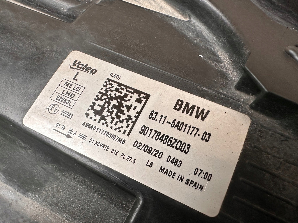 Frontscheinwerfer BMW X1 F48 5A01178 5A01177 LED Ein Satz Scheinwerfer Headlight SCH3170333219xd