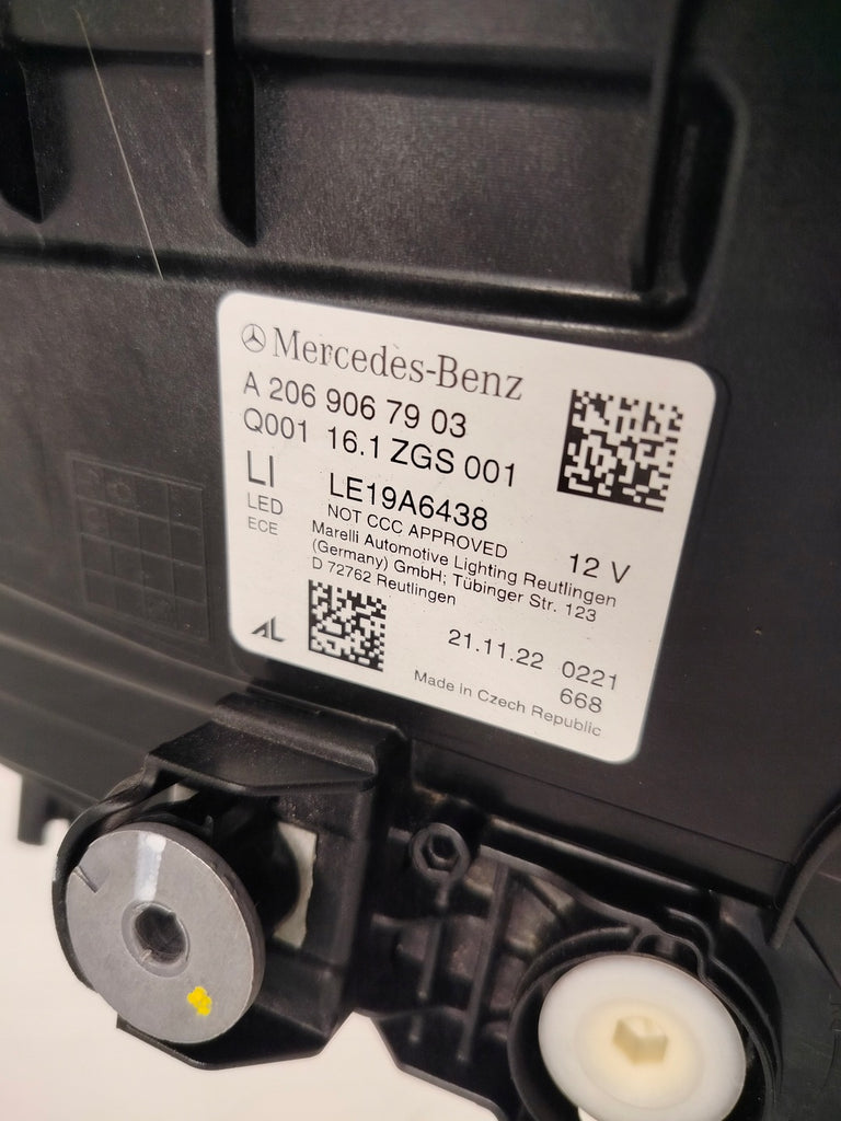 Frontscheinwerfer Mercedes-Benz W206 A2069067903 A2069068003 Ein Satz Headlight SCH2946040859tt