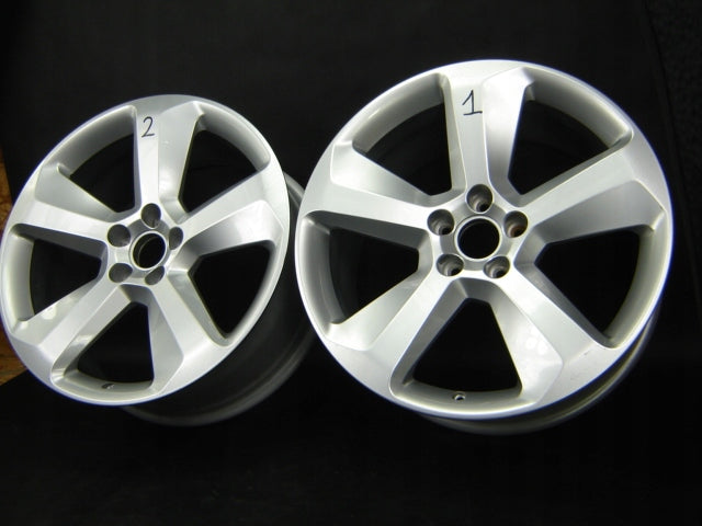 1x Alufelge 19 Zoll 8.0" 5x112 27ET Glanz Silber 8R0601025P Audi A5 Q5 Rim Wheel