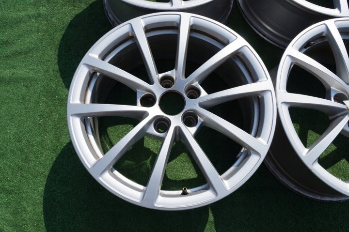 4x Alufelge 17 Zoll 7.5" 5x112 36ET Glanz Silber 4K0601025 Audi A6 C7 B9 FEL9665231377ou