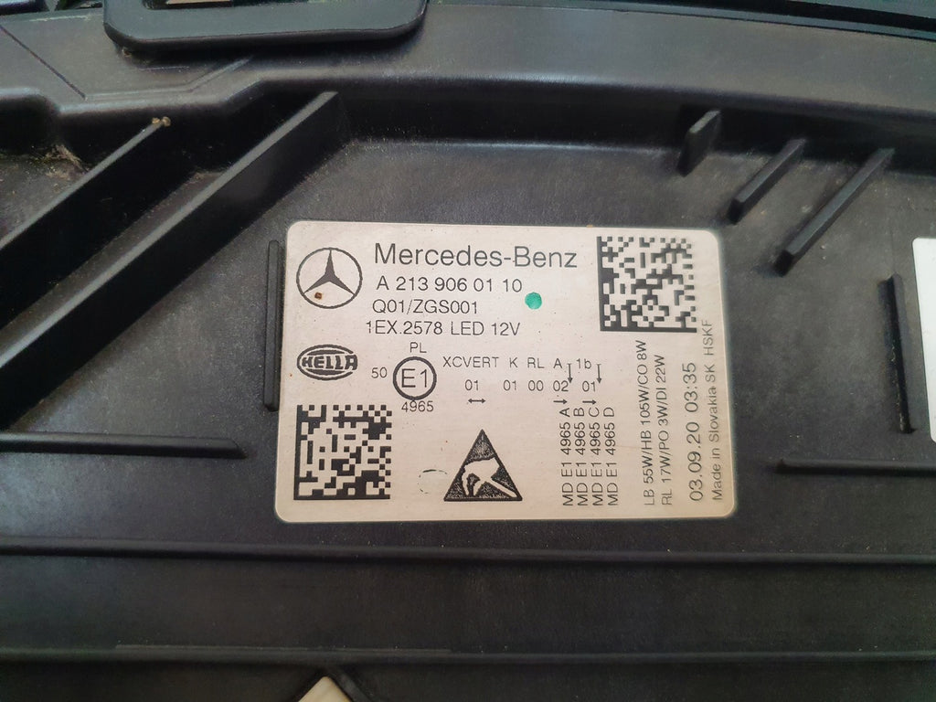 Frontscheinwerfer Mercedes-Benz W213 A2139060110 LED Links Headlight SCH3823220309gy