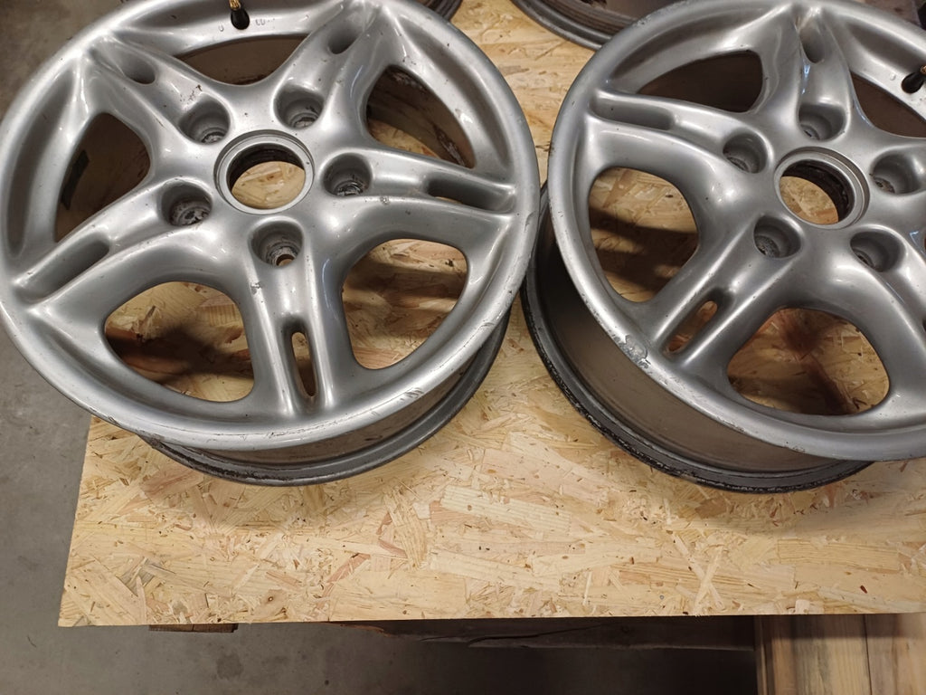 4x Alufelge 16 Zoll 7.0" 5x130 40ET 99636211200 Porsche Rim Wheel FEL2186597808gv